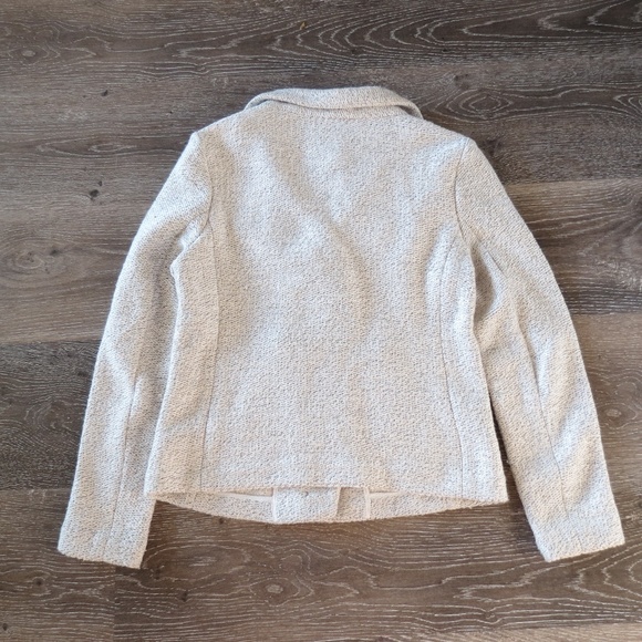 LOFT Super Soft Heather Asymmetrical Blazer Jacket - Picture 7 of 7